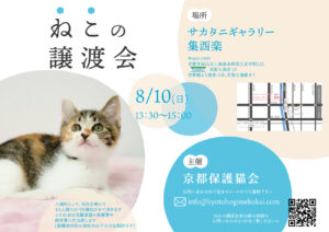 8/10 譲渡会 at 七条 @ サカタニギャラリー | 日本