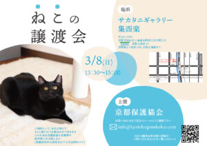 3/8 譲渡会 at 七条 @ サカタニギャラリー | 日本